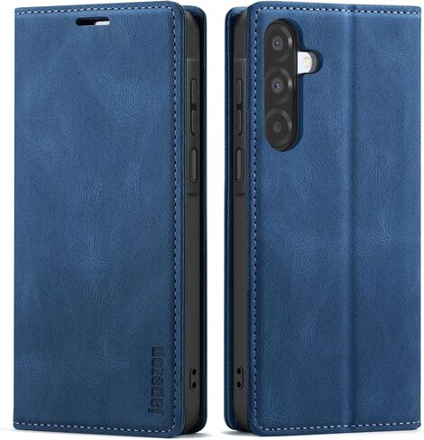 Samsung Galaxy A25 5G Wallet Case with [RFID Blocking],Blue in Saudi Arabia