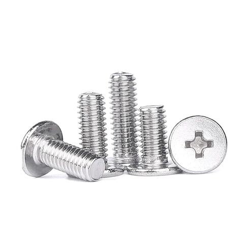 304 من الفولاذ المقاوم للصدأ M6 فوليترا رقيقة مسطحة مسطحة مسامير راحة M6 M8 البراغي الكمبيوتر المحمول الكمبيوتر (M6x16x12 20pcs) in Kuwait