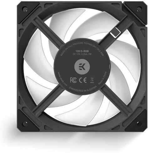 EKWB EK-Quantum Surface P240M Radiator and EK-Loop Fan FPT 120 D-RGB Black Fan Bundle, Black in Saudi Arabia