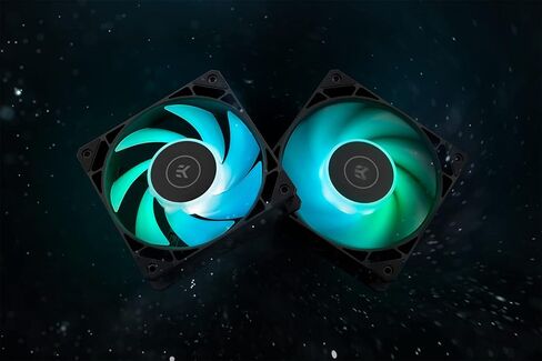 EKWB EK-Quantum Surface P240M Radiator and EK-Loop Fan FPT 120 D-RGB Black Fan Bundle, Black in Saudi Arabia
