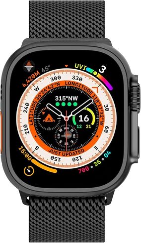 حلقة Milanese Mesh Loop لـ 44 مم 45 ملم Apple Watch Band for Men 42mm 44mm 46mm 38mm 45mm Series 7 40mm 41mm 49mm النساء ، in Saudi Arabia
