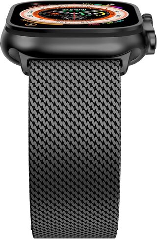 حلقة Milanese Mesh Loop لـ 44 مم 45 ملم Apple Watch Band for Men 42mm 44mm 46mm 38mm 45mm Series 7 40mm 41mm 49mm النساء ، in Saudi Arabia