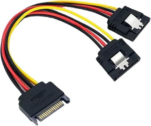 II Power Disk Power 15pin Sata Male to 2 Female HDD Spinit in Kuwait