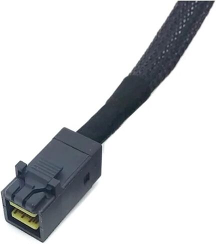 S/As SATA Cable SFF-8643 إلى 4 SFF-8482 INTERNAL M1NI S/AS HD إلى 4 SFF-8482 موصل مع تقويم محرك الأقراص الصلبة للمنفذ 15Pin (0.5M) in Kuwait