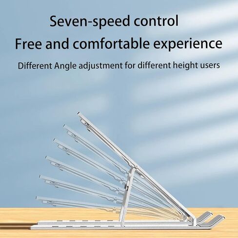 Laptop Stand for Dell XPS 16 9640 Laptop, Ergonomic 6-Levels Angles Adjustable Computer Stand, All Aluminum Laptop Stand ﻿ in Saudi Arabia