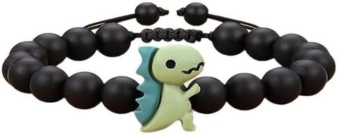 Fuqimanman2020 Dinosaur bracelet for sons and grandchildren on school Day/Frist Day/birthday adjustable cartoon bracelet with cardstock in Saudi Arabia