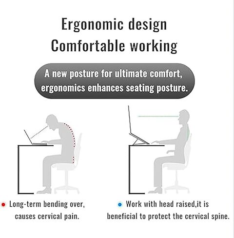 Laptop Stand for Dell XPS 16 9640 Laptop, Ergonomic 6-Levels Angles Adjustable Computer Stand, All Aluminum Laptop Stand ﻿ in Saudi Arabia