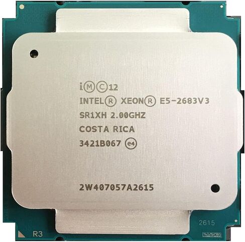 Xeon E5-2683 V3 E5-2683V3 E5 2683 35M/2.0G/14-Core DP Mulai Dari 120W FCLGA2011-3 in Saudi Arabia