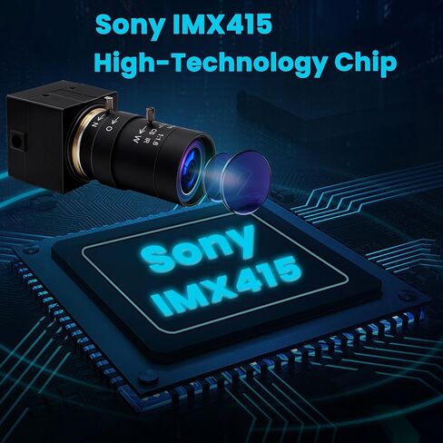 4K USB Camera - Zoom البصري 10x ، Ultra HD 2160p ، مستشعر IMX415 ، التوصيل والتشغيل لنظام التشغيل Windows ، Linux ، Mac ، Raspberry Pi in Kuwait