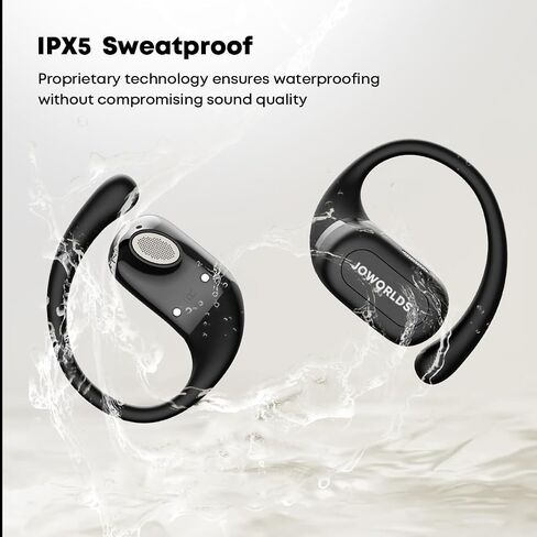 Bluetooth Headphones Air Conduction, IPX5 Waterproof Air Conduction Ear Buds, Over Ear Headphones with MIC, Over Ear Earbuds for Sports, Running Earbuds, 35 Hours Music, Clear Calls in Saudi Arabia