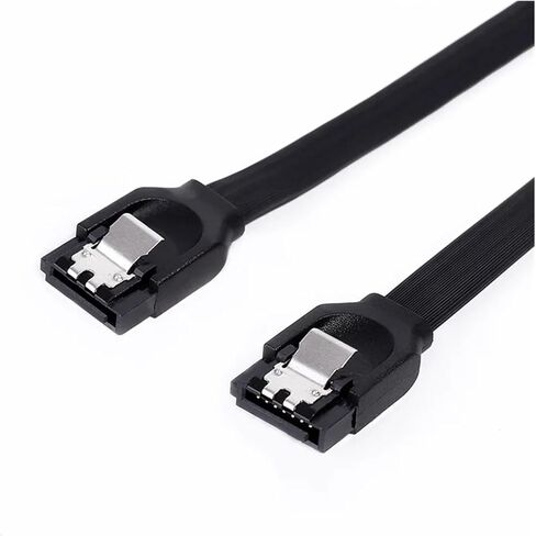 Hot SATA 3.0 عالي السرعة مستقرة للإشارة ناقل الحركة HDD/SSD كبل بيانات مسطح قوي على نطاق واسع CPMPatible (0.5m 3pcs ، 3) in Kuwait