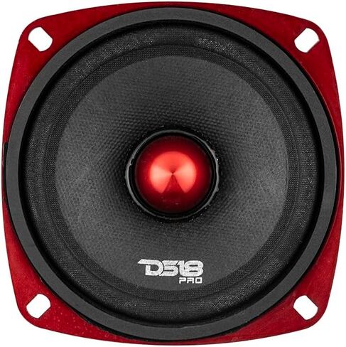 DS18 PRO-X4.4BM – 4" Bullet Mid-Range Loudspeaker – 100 Watts RMS 200 Watts MAX, 4-Ohms - 2 Speakers (Renewed) in Saudi Arabia