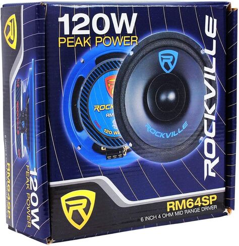 Rockville (2) RM64SP CEA متوافق 6.5 240W مكبرات صوت متوسطة المدى 4 أوم in Saudi Arabia
