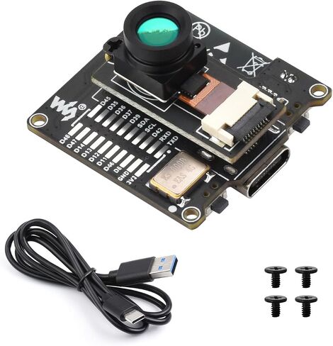 Waveshare ESP32-S3 IR Thermal Imaging Camera Module, Type-C Port, 80×62 Pixels 45 ° Field of View Angle in Saudi Arabia