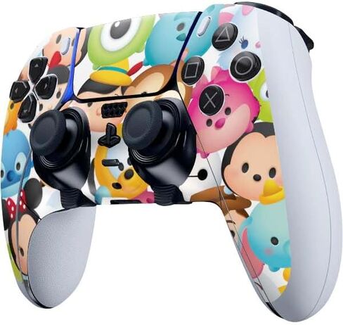 Skinit Decal Gaming Skin Compatible with PS5 DualSense Edge Pro Controller - Officially Licensed Disney Tsum Tsum Minnie Mouse Design in Saudi Arabia