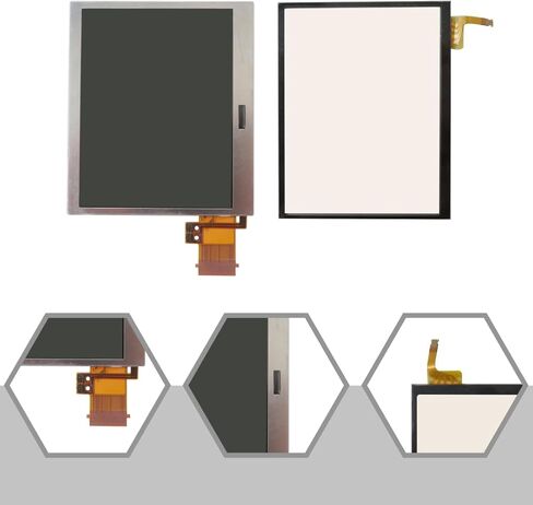 Bottom Screen LCD with Touch Digitizer Applied Replacement Part for Nintendo DS Lite NDSL Console in Saudi Arabia