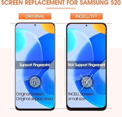 incell for Samsung Galaxy S20 5G Screen Replacement S20 5G LCD Display G981 SM-G981F SM-G981U LCD Digitizer Screen in Kuwait