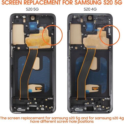 incell for Samsung Galaxy S20 5G Screen Replacement S20 5G LCD Display G981 SM-G981F SM-G981U LCD Digitizer Screen in Kuwait
