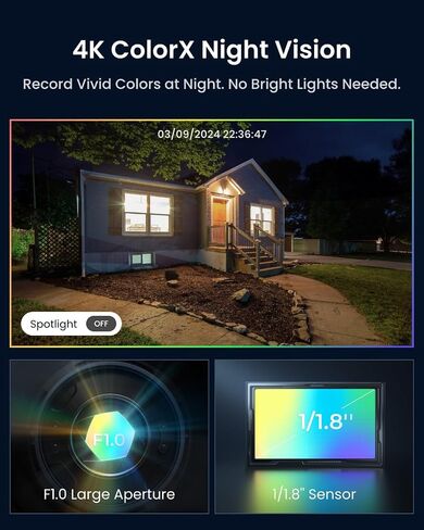 REOLINK 4X Altas PT Ultra with Solar Panel and Home Hub, 4K Solar Security Cameras Wireless Outdoor, 500 Days Battery Life, ColorX Night Vision, 360° Auto Tracking, Local Storage in Saudi Arabia