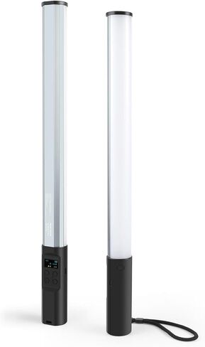 Sanpyl RGB Photography Light Wand, Handheld Dimmable LED Video Light, 2500K to 9000K Adjustable, Support Camera Mounted in Saudi Arabia