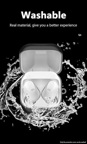 مناسبة ل Sennheiser Accentum Case All-Around Around ، علبة شحن سماعة الرأس مع غطاء مقاوم للخدش ، 360 درجة مقاومة للصدمة ، مقاومة للماء ومقاومة للأسفل (حبل أسود+أسود) in Saudi Arabia