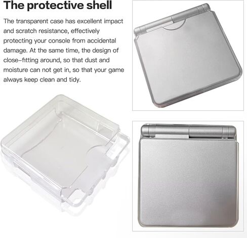 USONLINE911 CLEAR البلاستيك الصلبة الغطاء الصلبة استبدال واقي Nintendo ل Gameboy Advance in Saudi Arabia