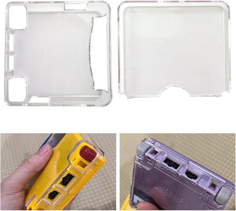 USonline911 Clear Plastic Hard Case Cover Protector Replacement for Nintendo For Gameboy Advance SP in Saudi Arabia