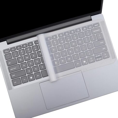 2 Universal Keyboard Cover for 13.3" 14" inch Laptop Notebook Ultra Thin Silicone Waterproof Dustproof Keyboard Protector Skin (Size:12.2" x 5.07")-Orange+Clear in Saudi Arabia
