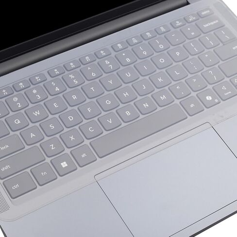 2 Universal Keyboard Cover for 13.3" 14" inch Laptop Notebook Ultra Thin Silicone Waterproof Dustproof Keyboard Protector Skin (Size:12.2" x 5.07")-Orange+Clear in Saudi Arabia