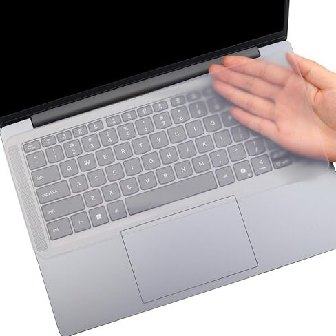 2 Universal Keyboard Cover for 13.3" 14" inch Laptop Notebook Ultra Thin Silicone Waterproof Dustproof Keyboard Protector Skin (Size:12.2" x 5.07")-Orange+Clear in Saudi Arabia