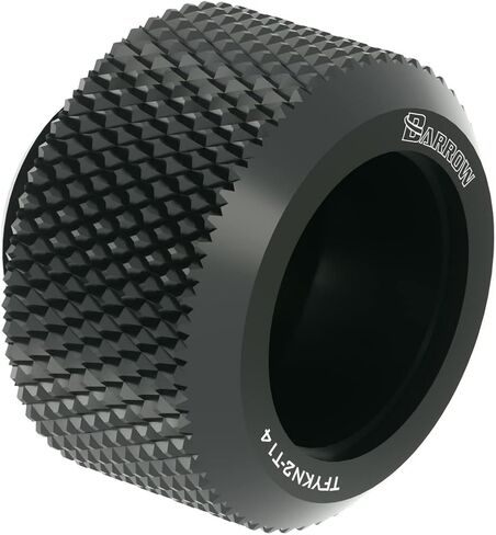 Barrow Choice Multicolor G1/4 "إلى 14 ملم ضغط OD تركيب موصل مفصل الصلبة الصلبة المضاد للأنابيب الصلبة TFYKN2-T14 نظام تبريد مياه الكمبيوتر ، الأسود in Saudi Arabia