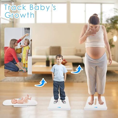 ميزان وزن الاطفال من ميكبوك | ميزان رقمي | الأطفال، الرضع، البالغون، الحيوانات الأليفة، الجراء، القطط، الكلاب | موازين الأطفال - رائعة للأطفال حديثي الولادة/ناقصي الوزن/الأطفال المبتسرين | يصل إلى 220 رطلاً - جديد 2023 in Kuwait