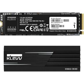 KLEVV CRAS C925G 2TB M.2 2280 NVMe PCIe Gen4x4 Internal Gaming SSD with Graphene Heatsink, Compatible with PS5, up to 7400MB/s (K02TBM2SP0-25G) in Kuwait