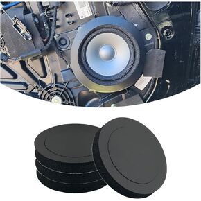 4PCS Speaker Foam Pads,Universal 6.5" Speaker Baffle of Car Audio Accessories for Enhancing Sound Quality,Self Adhesive High Rebound PE Foam Speaker Rings 6.5" in Kuwait