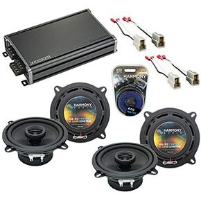 Harmony Audio Compatible with Mazda RX7 1986-1989 OEM Speaker Replacement Bundle (2) HA-R5 & CXA360.4 Amplifier in Kuwait
