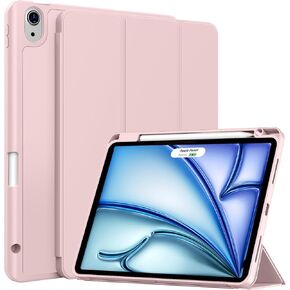 حالة لجهاز iPad Air 11 بوصة M3/M2 (2025/2024) ، iPad Air 5/4 (2022/2020 5th/4th Generation 10.9 inch) مع حامل قلم رصاص ، معرف دعم ناعم لللمس ، و Slim Soft Back. in Kuwait