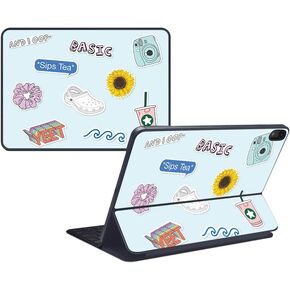 MightySkins Skin for Apple iPad Pro Smart Keyboard 12.9" (2018) - VSCO Girl - Protective, Durable - Easy to Apply, Remove, and Change Styles - Made in The USA in Kuwait