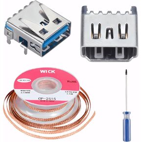 Repair Kit, 1 HDMI Port, 1 USB Port, Solder Sucker Braid Tool in Saudi Arabia