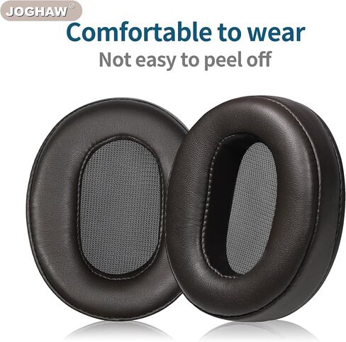 منصات الأذن البديلة لسماعات الرأس-متوافقة مع Sony MDR-1A/MDR-1Adac | وسائد جلد البروتين المتميز مع رغوة الذاكرة الناعمة للراحة - بنية in Kuwait