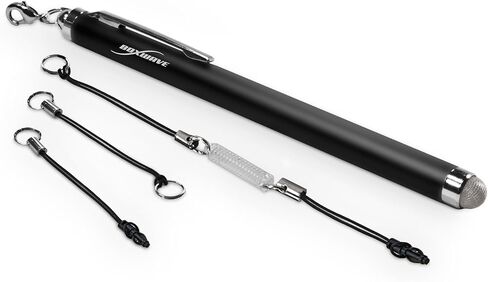 BoxWave Stylus Pen Compatible with Wacom Intuos Pro M (PTH-660) - EverTouch Capacitive Stylus, Fiber Tip Capacitive Stylus Pen - Jet Black in Saudi Arabia