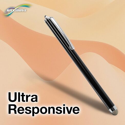 BoxWave Stylus Pen Compatible with Wacom Intuos Pro M (PTH-660) - EverTouch Capacitive Stylus, Fiber Tip Capacitive Stylus Pen - Jet Black in Saudi Arabia