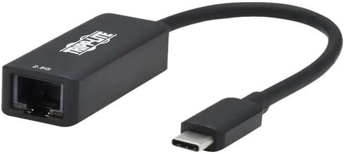 Tripp Lite by Eaton U436-06N-2P5 USB-C to 2.5Gbps RJ45 Ethernet Adapter, USB 3.2 Gen1 Thunderbolt 3, Plug & Play for Mac/Windows/Linux, Cloud Care Pre-Configured Bundle Eligible (1 Pack) in Saudi Arabia
