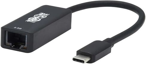 Tripp Lite by Eaton U436-06N-2P5 USB-C to 2.5Gbps RJ45 Ethernet Adapter, USB 3.2 Gen1 Thunderbolt 3, Plug & Play for Mac/Windows/Linux, Cloud Care Pre-Configured Bundle Eligible (1 Pack) in Saudi Arabia