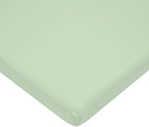 American Baby Company 100% Cotton Knit Fitted 18" x 36" Cradle/Bassinet Sheet - Compatible with Mika Micky Bassinet, Baby Blue, Soft Breathable, for Boys and Girls in Saudi Arabia