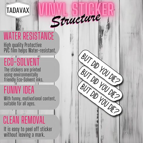 (3pcs) ولكن هل ماتت ملصقات ولكن هل ماتت فينيل شارات مضحكة مقتبسة مضحكة ، فكور ، هدايا ملهمة ، in Kuwait