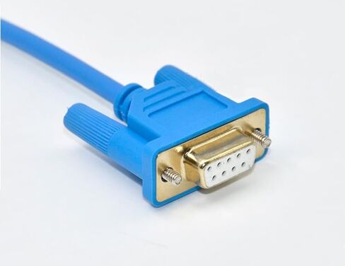 for DVPCAB215 PLC Programming Cable PC PC RS232 Serial Connection DVP Series Download Cable Data Cable Gold-Plated Model Blue: 3m in Saudi Arabia
