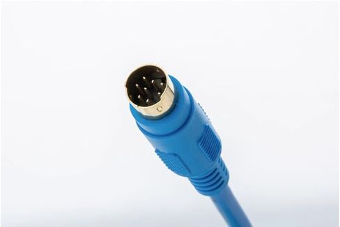for DVPCAB215 PLC Programming Cable PC PC RS232 Serial Connection DVP Series Download Cable Data Cable Gold-Plated Model Blue: 3m in Saudi Arabia