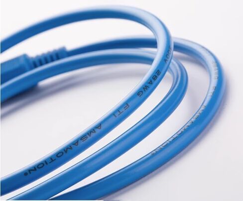 Applicable USB-SC09 PLC Programming Cable FX Series A Series Data Cable Download Cable Gold-Plated Model Blue Length: 3 Meters in Saudi Arabia