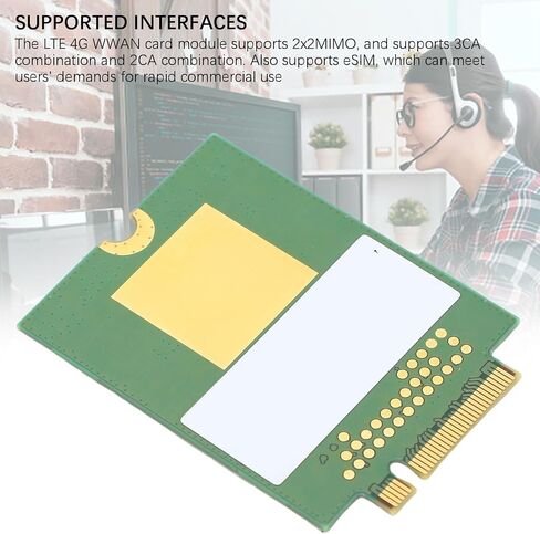 وحدة بطاقة ZOPSC L850 GL LTE 4G WWAN ، محول شبكة M.2 عالية السرعة M.2 مع فتحة SIM ودعم ESIM ، ل LATITUSE in Kuwait