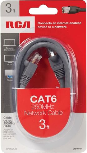RCA 14 قدم كابل شبكة CAT6 (TPH631R) in Saudi Arabia